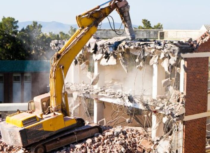 Commercial demolition process